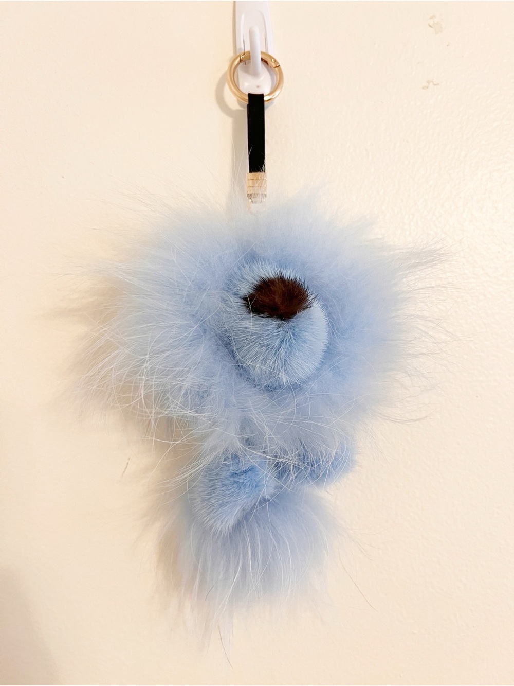Blue Lion Bag Charm